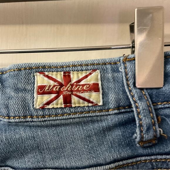 Machine Pour Neuf Mode Rainbowcore Distressed Denim Jean 5/28  Dopamine Pride - Picture 10 of 12